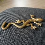 Massief koperen/messing salamander., Antiek en Kunst, Antiek | Koper en Brons, Ophalen of Verzenden
