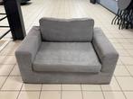 2 persoons bank grijs, Huis en Inrichting, Ophalen, Tweepersoons, 75 tot 100 cm, Zo goed als nieuw