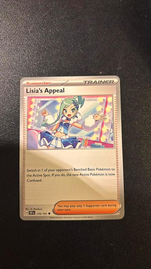 Lisa’s appeal trainer kaart pokemon, Hobby en Vrije tijd, Verzamelkaartspellen | Pokémon, Nieuw, Losse kaart, Ophalen of Verzenden