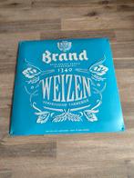 Brand bier reclame bord, Ophalen of Verzenden, Zo goed als nieuw, Reclamebord, Plaat of Schild, Brand