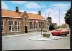 Retranchement Markt met oude school  auto molen Zeeland, Zeeland, 1960 tot 1980, Ongelopen, Ophalen of Verzenden