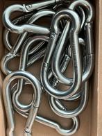 Karabijnhaak RVS A4 10 x 100 mm, Ophalen of Verzenden, Nieuw, Overige typen