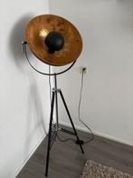 Stijlvolle Golden Sun Vloerlamp met Dimmer, Ophalen, Zo goed als nieuw, Metaal, 150 tot 200 cm