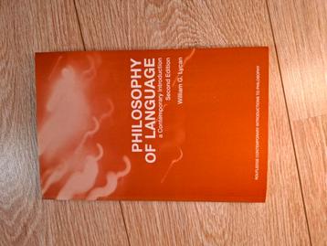 Philosophy of language beschikbaar voor biedingen