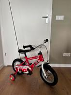 12.Inch Cars MCQueen met zijwieltjes en vlag, Ophalen of Verzenden, Zo goed als nieuw, Minder dan 16 inch, Zijwieltjes
