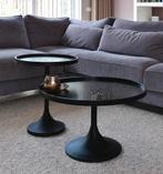 Zuiver Salontafel Zwart Set/2 Jason, Ophalen, Minder dan 50 cm, 50 tot 100 cm, 50 tot 75 cm