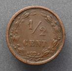 Halve Cent 1885, Overige waardes, Koning Willem III, Losse munt, Verzenden