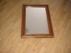 Eiken Spiegel maat 71x50 cm., Ophalen, Minder dan 50 cm, Gebruikt, Minder dan 100 cm