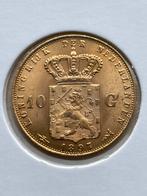 Tientje 1897 dubbelslag van het jaartal unc, Postzegels en Munten, Munten | Nederland, Ophalen of Verzenden, Koningin Wilhelmina