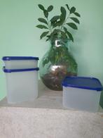 Tupperware 3 stuks ruimtespaarders vierkant, Huis en Inrichting, Keuken | Tupperware, Ophalen of Verzenden, Gebruikt, Wit, Overige typen