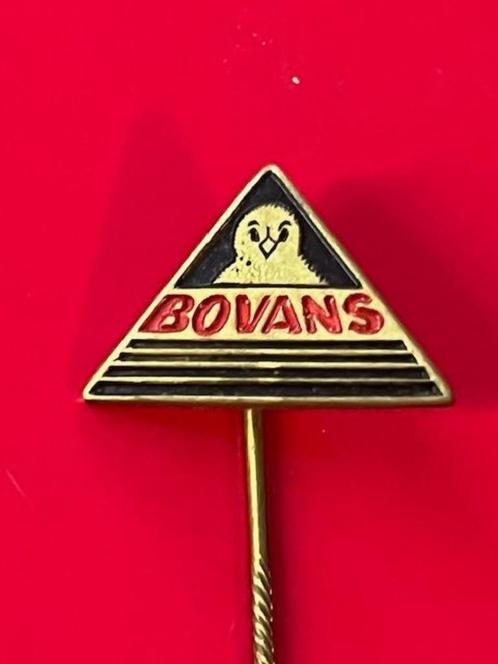 Metalen Speldje Bovans Kippen en Hanen, Verzamelen, Speldjes, Pins en Buttons, Gebruikt, Speldje of Pin, Dier of Natuur, Verzenden
