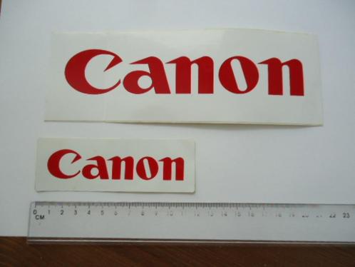 sticker oud Canon F1 logo formule 1 race f-1 camera japan, Verzamelen, Stickers, Zo goed als nieuw, Bedrijf of Vereniging, Verzenden