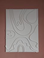 Roze Textuur Schilderijen - Set van 2, Antiek en Kunst, Ophalen of Verzenden