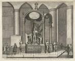 Gravure grafmonument Jacob van Wassenaer Den Haag 1730, Antiek en Kunst, Ophalen