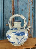 Grote Aziatische theepot blauw wit, Antiek en Kunst, Ophalen of Verzenden