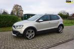 Volkswagen Polo 1.2 TSI Cross 105pk dealer onderhouden, Auto's, Voorwielaandrijving, Euro 5, Gebruikt, Beige