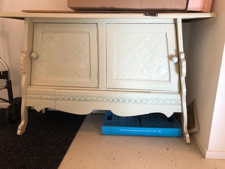 Opknapper houten Vintage Dressoir, Huis en Inrichting, Kasten | Dressoirs, Gebruikt, 150 tot 200 cm, 25 tot 50 cm, Ophalen