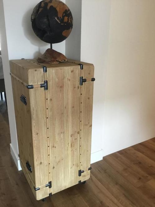 Wijnkast, Huis en Inrichting, Woonaccessoires | Wijnrekken, Nieuw, 75 cm of meer, Hout, 15 tot 25 flessen, Ophalen