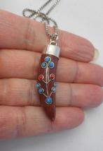 Zilveren ketting met aparte vintage hanger nr.041, Sieraden, Tassen en Uiterlijk, Kettingen, Met hanger, Verzenden, Zo goed als nieuw