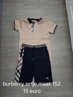 Burberry Setje Maat 152, Ophalen of Verzenden, Zo goed als nieuw, Setje, Jongen