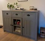 VidaXL dressoir grijs in goede staat, Huis en Inrichting, Kasten | Dressoirs, Ophalen, Gebruikt, 100 tot 150 cm, 25 tot 50 cm