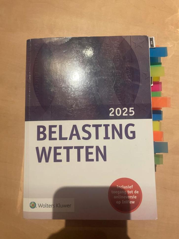 Belastingwetten 2025, Boeken, Studieboeken en Cursussen, Gelezen, HBO, Gamma, Ophalen of Verzenden