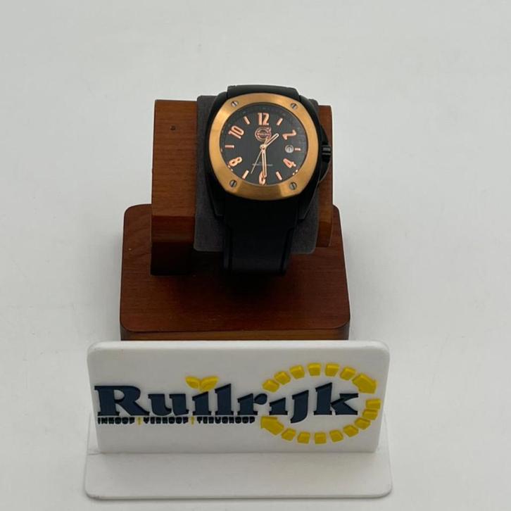 Volvo Zwart brons herenhorloge - Nette staat, Sieraden, Tassen en Uiterlijk, Horloges | Kinderen, Zo goed als nieuw