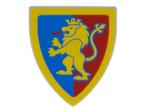 Lego Castle Schild Lion Knights Driehoekig Leeuw of Gekrozen, Ophalen of Verzenden, Nieuw, Losse stenen, Lego