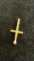 14 k gouden konings kruis hanger 9,4 gram, Nieuw, Goud, Ophalen of Verzenden, Kruis of Symbool