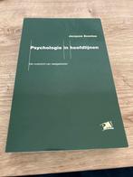 Psychologie in hoofdlijnen - Jacques Soonius, Ophalen of Verzenden, Zo goed als nieuw, Overige onderwerpen, Soonius