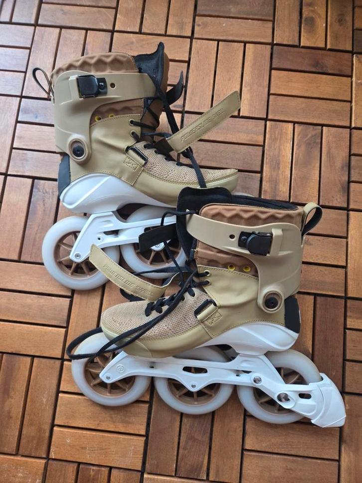 Te koop powerslide Swell gold skeelers maat 41 valt als 40, Sport en Fitness, Skeelers, Zo goed als nieuw, Powerslide, Ophalen of Verzenden