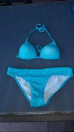Bikini aqua blauw met witte nopjes als nieuw maat 36, Kleding | Dames, Badmode en Zwemkleding, Nieuw, Blauw, Bikini, Ophalen of Verzenden