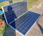 2 zonnepanelen, Doe-het-zelf en Verbouw, Zonnepanelen en Toebehoren, Ophalen, Gebruikt, Compleet systeem, 100 tot 200 wattpiek