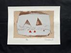 Zeefdruk Prasadam (Zomeropruiming), Antiek en Kunst, Kunst | Litho's en Zeefdrukken, Verzenden