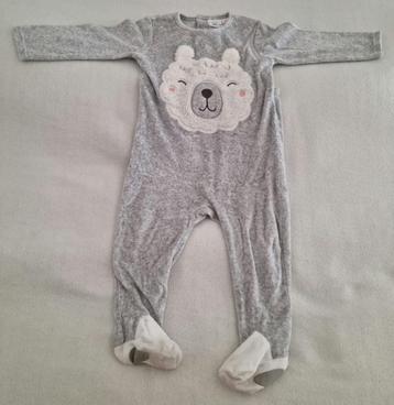 Zara pakje grijs maat 86 baby kleding dieren huispak pyjama beschikbaar voor biedingen