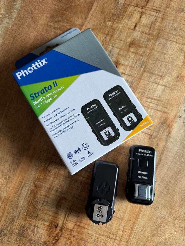 Nikon flitsset accessoires, statief, triggers, lensdop, Audio, Tv en Foto, Fotografie | Lenzen en Objectieven, Ophalen of Verzenden