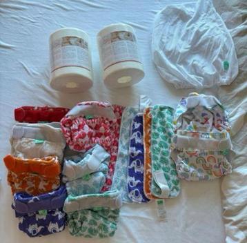 Pakket wasbare baby luiers beschikbaar voor biedingen