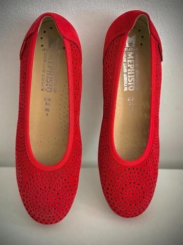 🔴 KASTOPRUIMING! 🔴 Mephisto 🔴 rode ballerina's maat 38 beschikbaar voor biedingen
