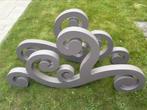 Ornamenten , 2x zelfde, taupe kleur, Huis en Inrichting, Woonaccessoires | Overige, Ophalen, Zo goed als nieuw