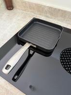 Ibili grillpan Titan 28cm, Gebruikt, Ophalen of Verzenden, Rvs, Keramische plaat
