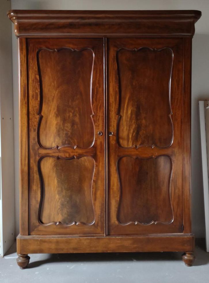 Fraaie antieke kast, Huis en Inrichting, Kasten | Kledingkasten, Gebruikt, 150 tot 200 cm, 100 tot 150 cm, 50 tot 75 cm, Met lade(s)