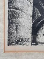 litho interieur Kerk Alkmaar Jelle Troelstra Bergense school, Antiek en Kunst, Ophalen