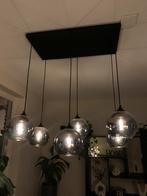 Smoke glas hanglamp 6 bollen, Ophalen of Verzenden, Zo goed als nieuw, Glas