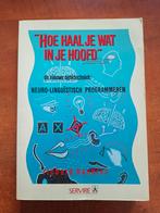 Hoe haal je wat in je hoofd - NLP, Boeken, Ophalen of Verzenden