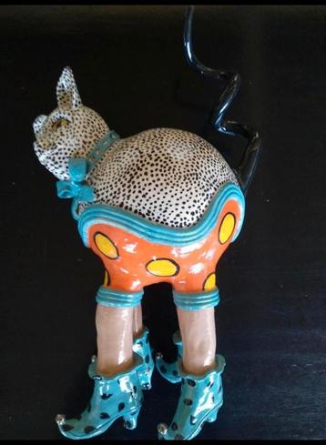 Keramieken Kat Jan Wijers - 48cm beschikbaar voor biedingen