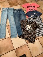 2 Jeans plus 4 shirts gratis; voor jongens maat 152, Ophalen of Verzenden, Gebruikt, Maat 152