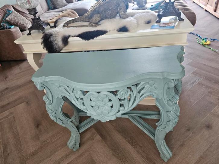ptmd barok sidetable, Huis en Inrichting, Tafels | Sidetables, Zo goed als nieuw, 25 tot 50 cm, 50 tot 100 cm, Rechthoekig, Ophalen