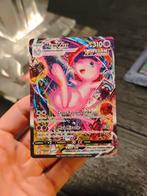 Mew VMAX Fusion Strike Pokémon kaart, Ophalen of Verzenden, Zo goed als nieuw, Losse kaart, Foil