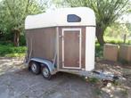 paardentrailer, Ophalen, Gebruikt, Hout, 1½-paards trailer