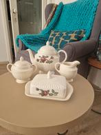 Wedgwood Theeservies met Bloemmotief, Ophalen of Verzenden